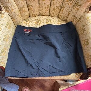 Vintage Polo Ralph Lauren Nylon Wrap Front Mini Skirt